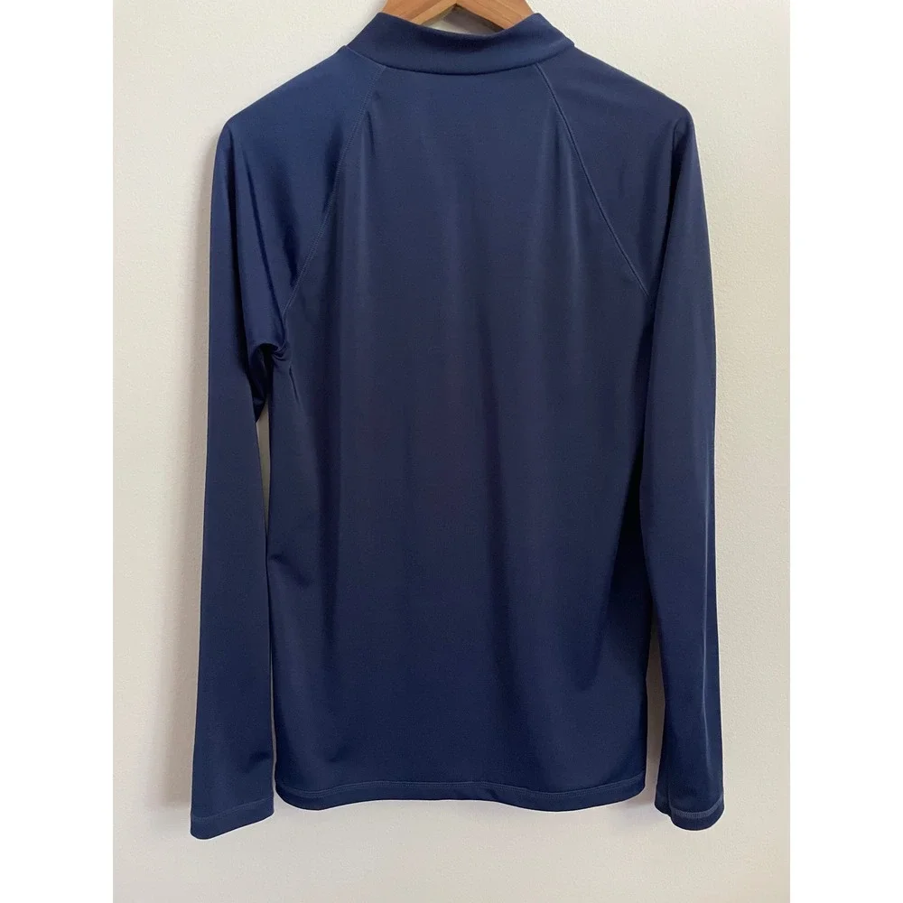 J.Crew Navy Rashguard Long-Sleeve Half-Zip UPF 50+ Boys Size XL, New